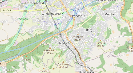 Bicycle workshop on map