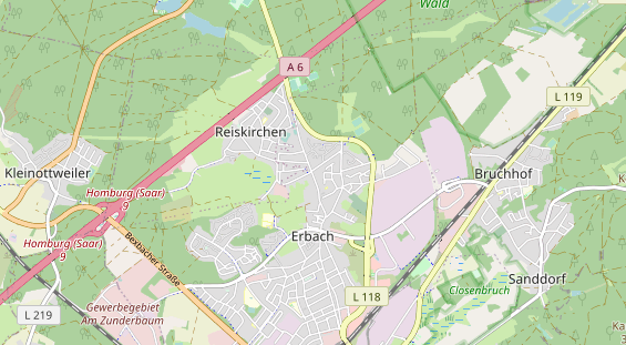 Fahrradwerkstatt auf Karte