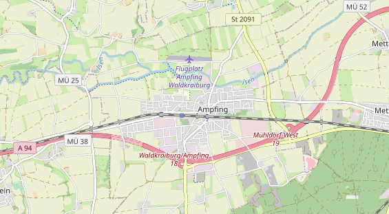 Bicycle workshop on map