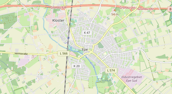 Fahrradwerkstatt auf Karte