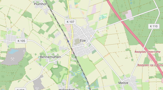 Fahrradwerkstatt auf Karte