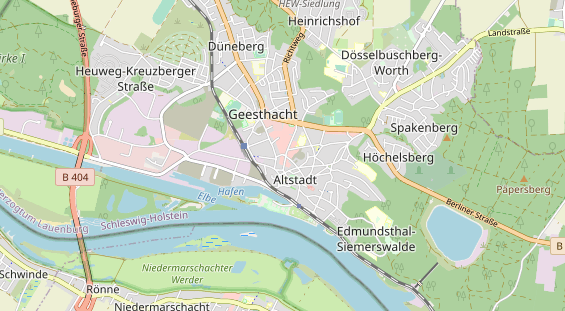 Fahrradwerkstatt auf Karte
