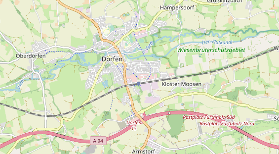 Bicycle workshop on map