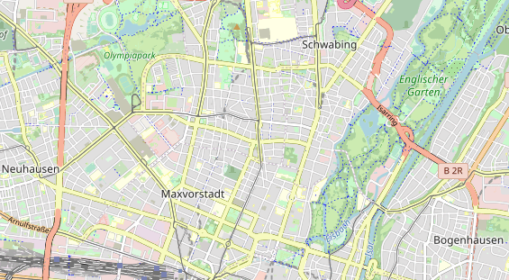 Bicycle workshop on map