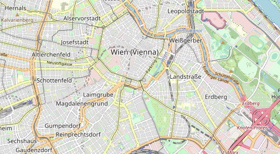 Bicycle workshop on map