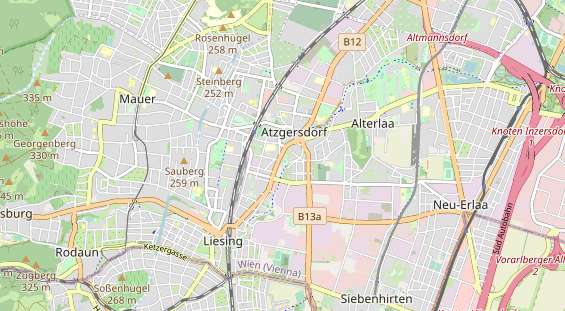 Bicycle workshop on map