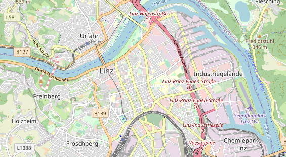 Bicycle workshop on map