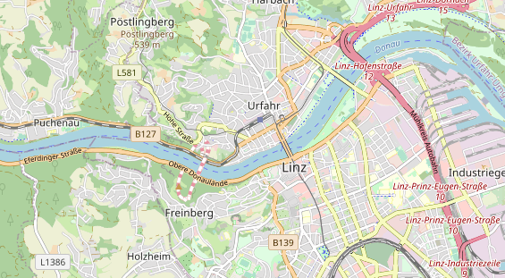 Bicycle workshop on map