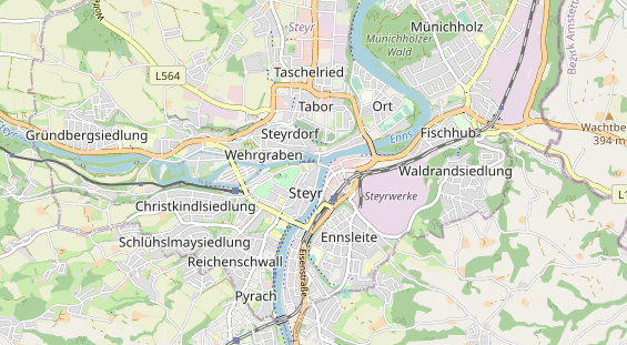 Fahrradwerkstatt auf Karte