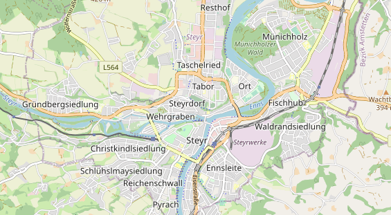 Fahrradwerkstatt auf Karte