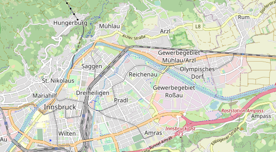 Bicycle workshop on map