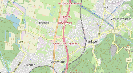 Bicycle workshop on map