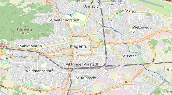 Bicycle workshop on map