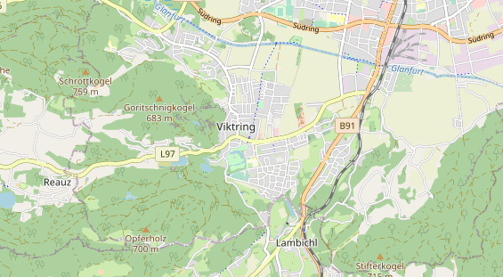 Bicycle workshop on map