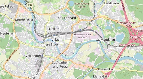 Bicycle workshop on map