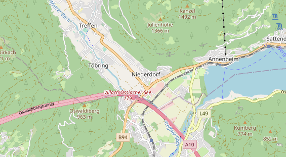 Fahrradwerkstatt auf Karte