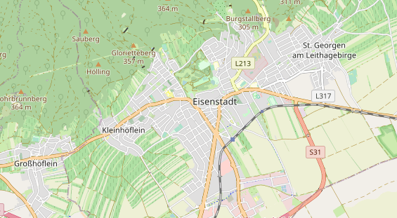 Bicycle workshop on map