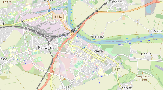 Fahrradwerkstatt auf Karte