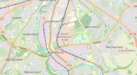 Fahrradwerkstatt auf Karte
