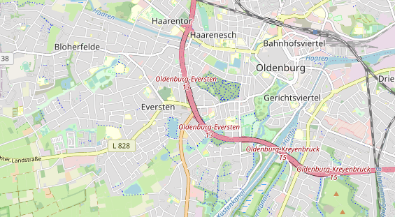 Fahrradwerkstatt auf Karte
