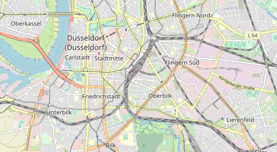 Bicycle workshop on map