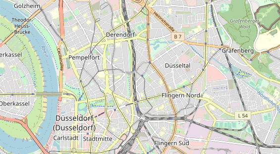 Bicycle workshop on map