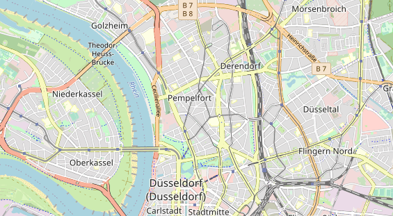 Bicycle workshop on map