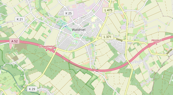 Bicycle workshop on map