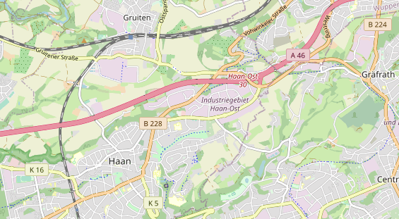 Bicycle workshop on map