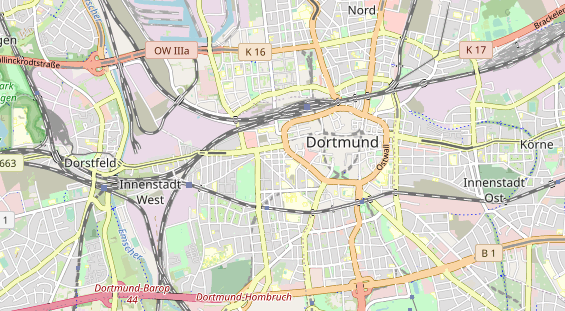 Bicycle workshop on map