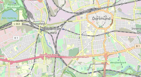 Bicycle workshop on map