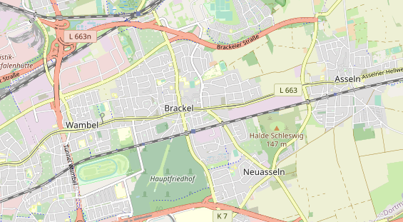 Bicycle workshop on map