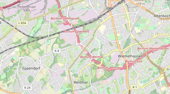 Fahrradwerkstatt auf Karte
