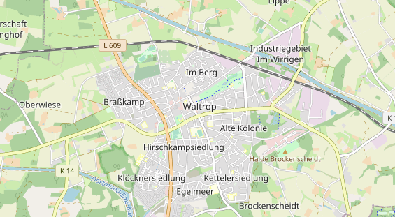 Bicycle workshop on map