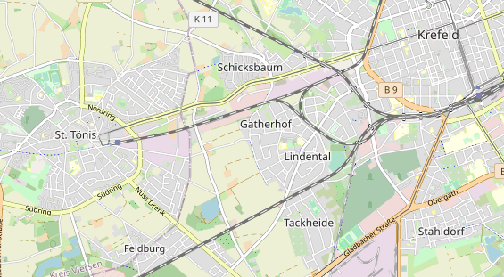 Bicycle workshop on map