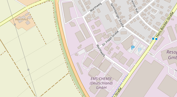 Fahrradwerkstatt auf Satellitenbild