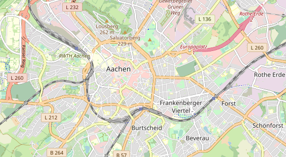 Fahrradwerkstatt auf Karte