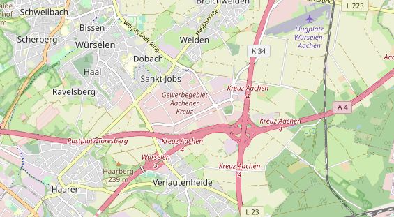 Fahrradwerkstatt auf Karte