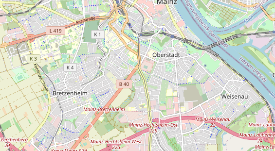 Bicycle workshop on map