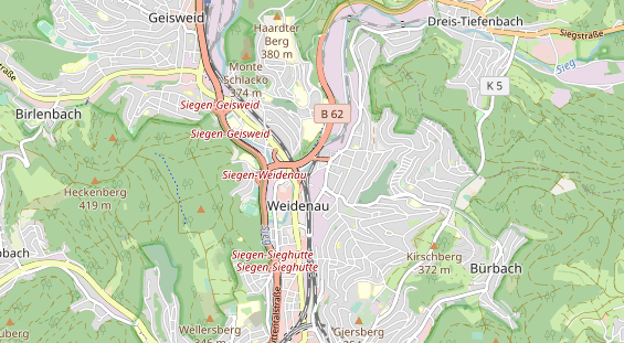 Bicycle workshop on map