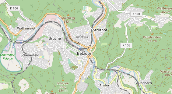 Fahrradwerkstatt auf Karte