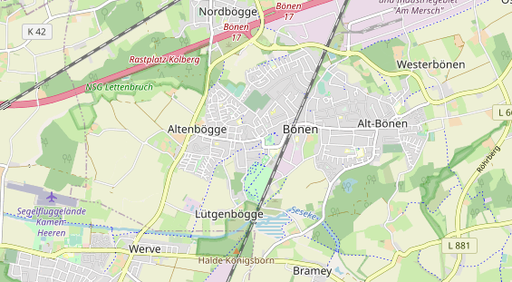 Fahrradwerkstatt auf Karte