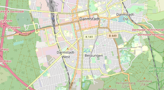 Fahrradwerkstatt auf Karte