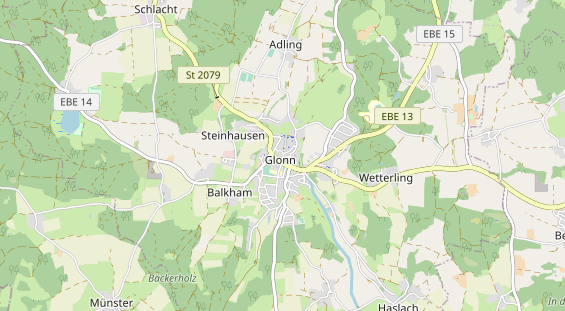 Fahrradwerkstatt auf Karte