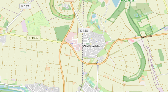 Bicycle workshop on map