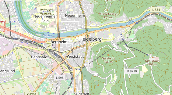 Bicycle workshop on map