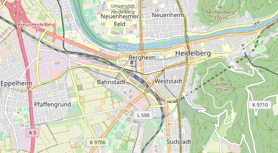 Bicycle workshop on map