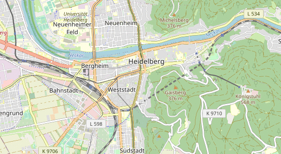 Bicycle workshop on map