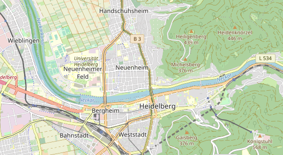 Bicycle workshop on map