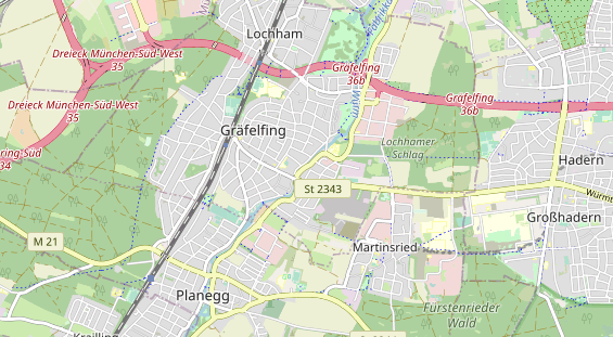 Bicycle workshop on map